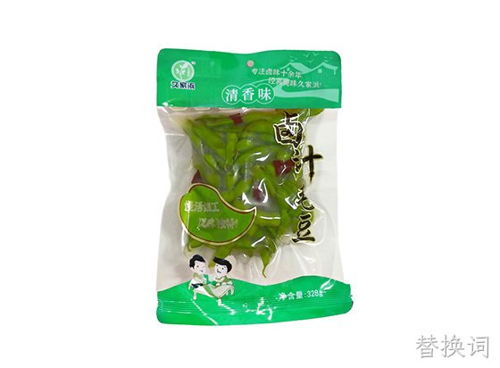 替换词卤汁毛豆清香味328g